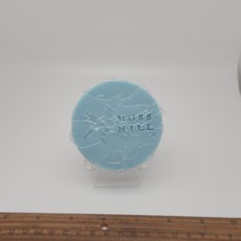 Blue Scent Shaving Puck for Men by Moss Hill