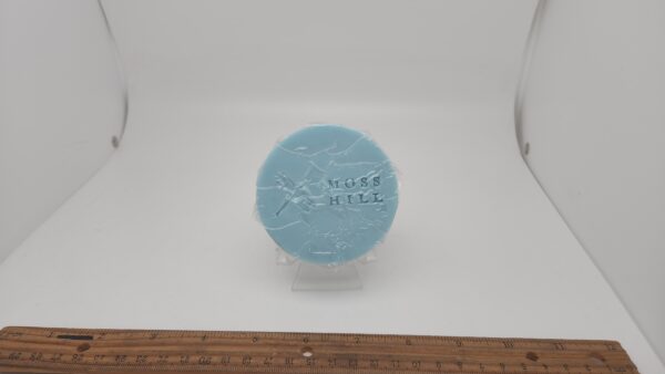 Blue Scent Shaving Puck for Men by Moss Hill