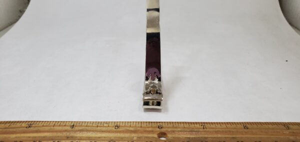 Nail clipper showing open jaw