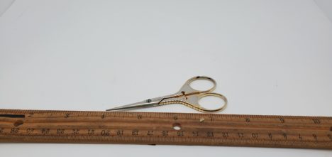 Wasa 95G-3-1/2 Gold Cross Embroidery Scissors