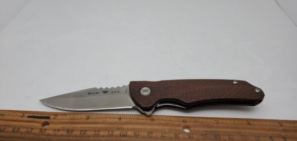 Buck 0841BRS Sprint Pro Brown Burlap Micarta Folding Knife