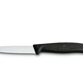 Victorinox Swiss Classic 6.7633 Paring Knife 3.25-IN with Wavy Edge and Black Handle
