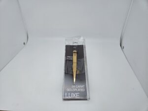 KL-1285-10-3316 Slanted Tweezer 4 IN SS Gold