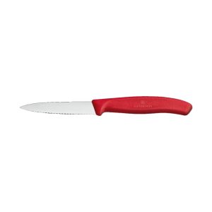 Victorinox Swiss Classic 6.7631 Paring Knife 3.25-IN with Wavy Edge and Red Handle